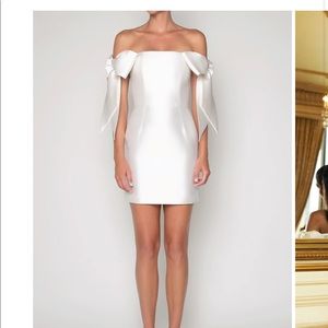 Alexia Maria Isabella Silk-Wool Blend Minidress